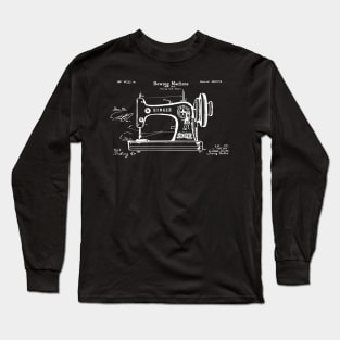 classical oldschool sewing machine Long Sleeve T-Shirt